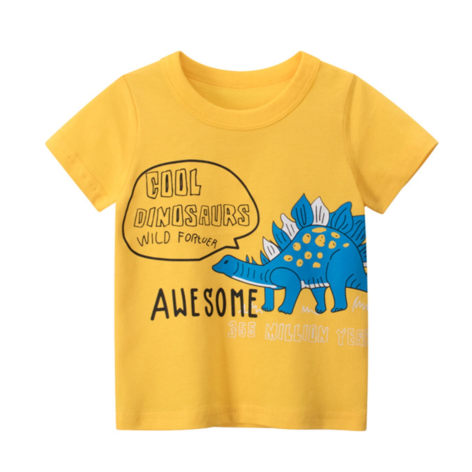 Boys Cartoon Dinosaur T-Shirt