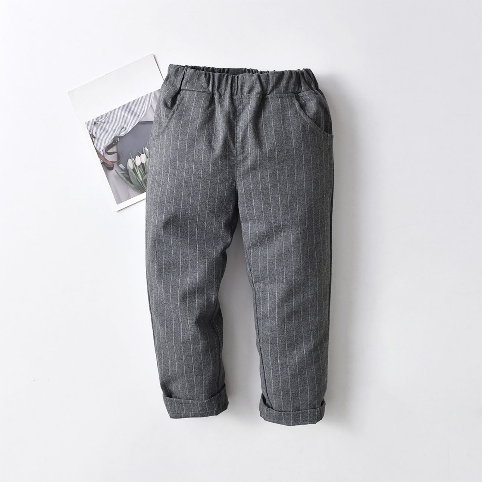 Boys School Uniform Pull-On Trousers